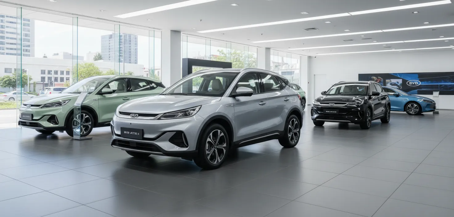 Showroom BYD HCM trưng bày xe điện đời mới – Giá lăn bánh BYD HCM cạnh tranh, hỗ trợ mua trả góp linh hoạt.