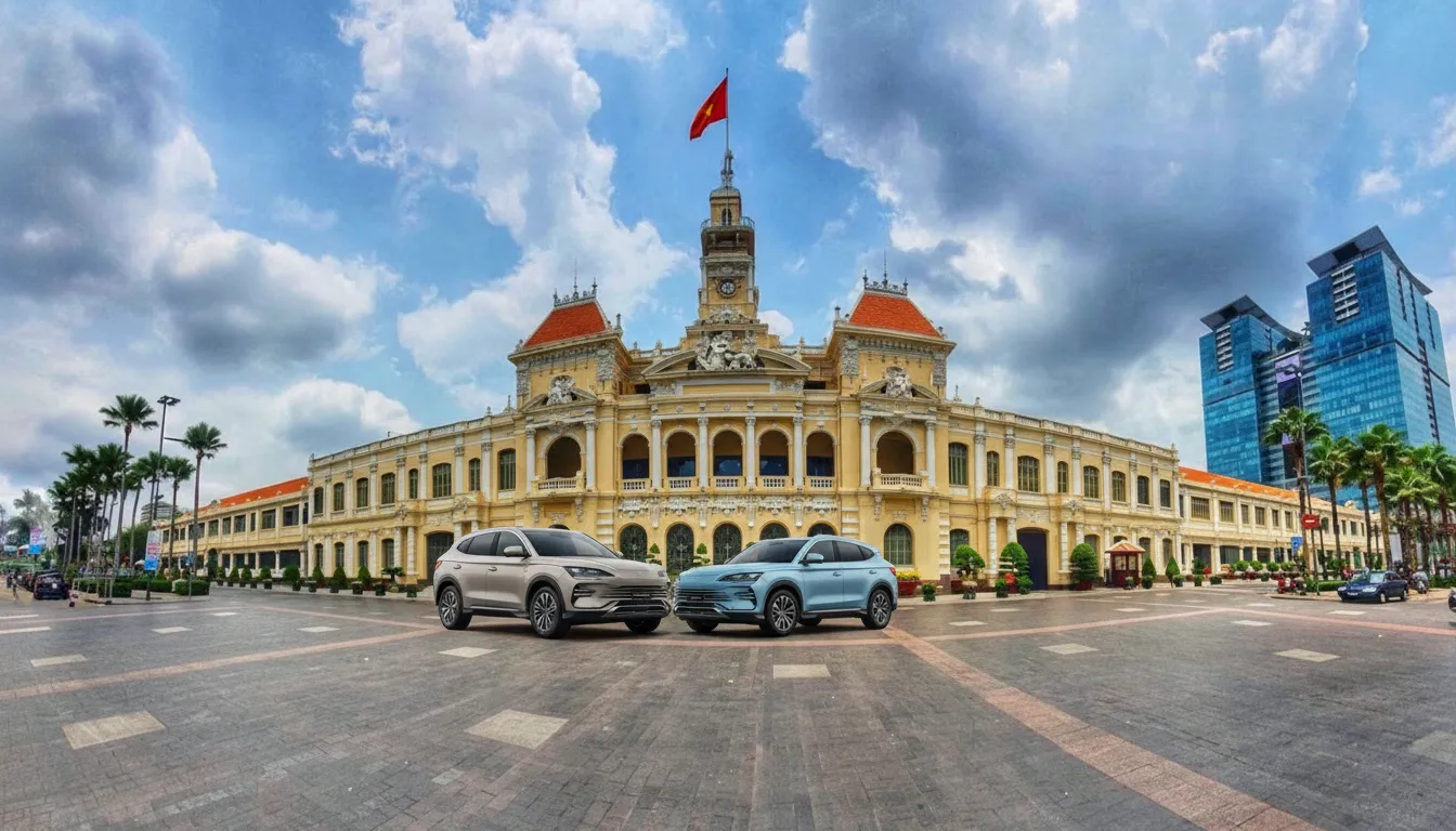 Ưu đãi BYD tại HCM chào đón khách hàng ngay trung tâm Sài Gòn – nơi phong cách sống hiện đại hòa cùng sự bền vững của xe điện thông minh.